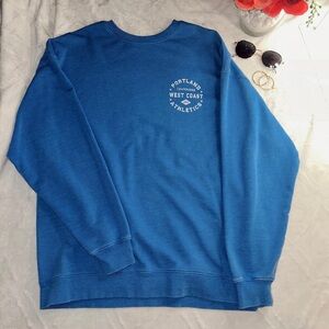 Blue Portland GARAGE crewneck